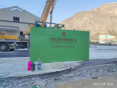 温州纽嘉(jia)设备制造有限(xian)责任公司為文(wén)縣東西收費站(zhan)安裝一體化污(wu)水處理設備